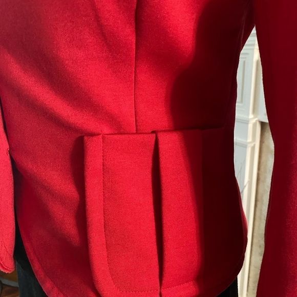 Jessica Red Blazer Size 10 Petite - Picture 5 of 16
